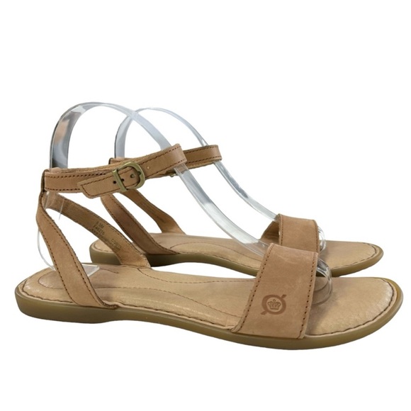 Born Africa Leather Flat Sandals size 8.5M - Picture 4 of 11